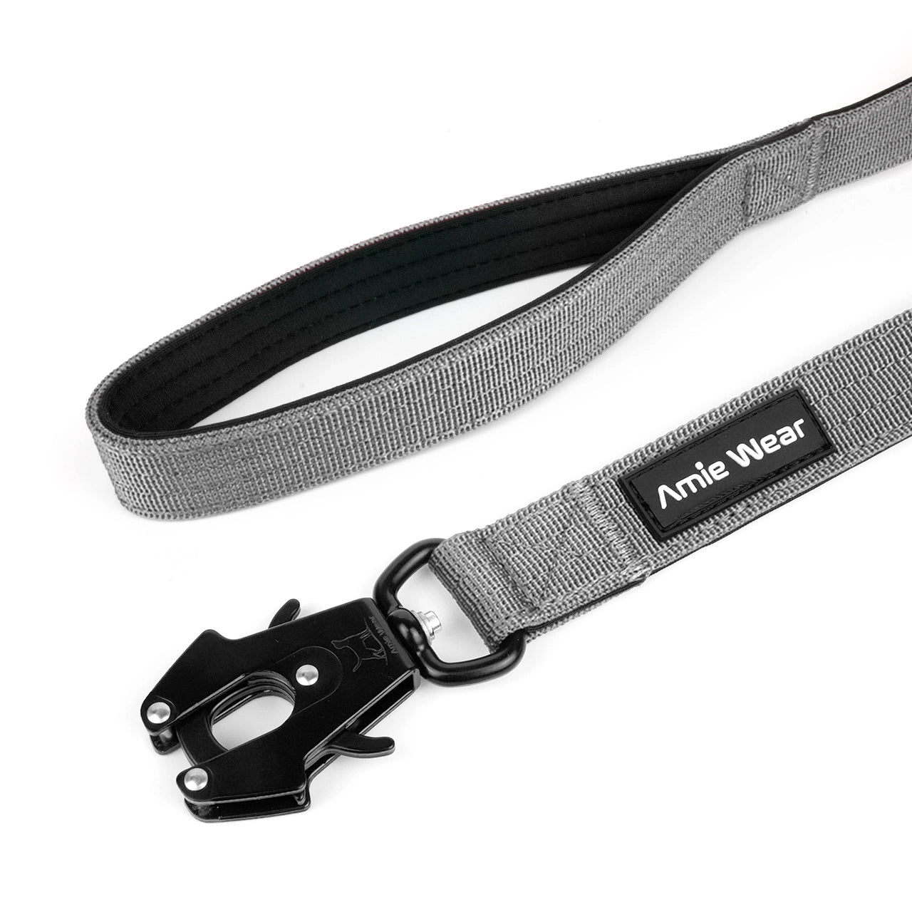 Taktische Hundeleine mit Handschlaufe – Hellgrau