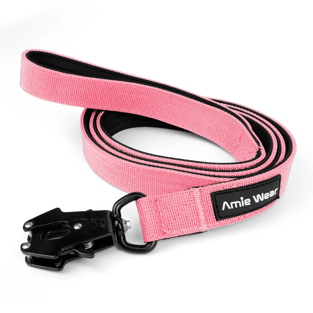 Taktische Hundeleine mit Handschlaufe – Rosa