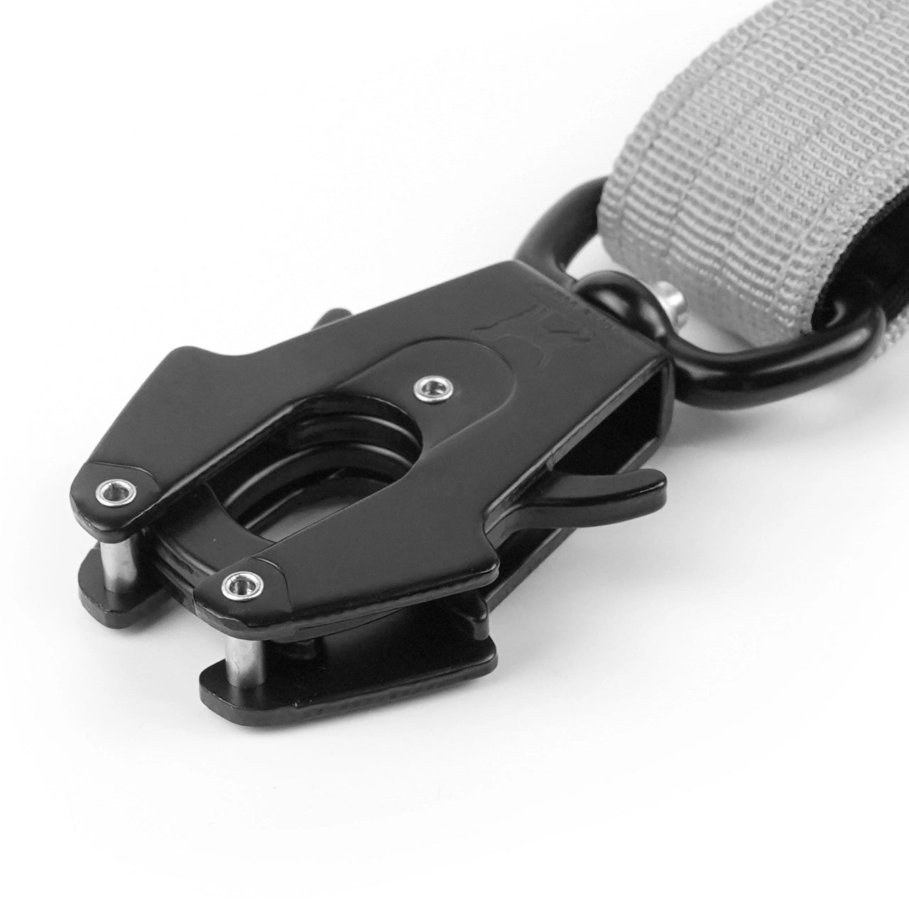 Kurzleine mit Sicherheitsverschluss und Handschlaufe – Hellgrau