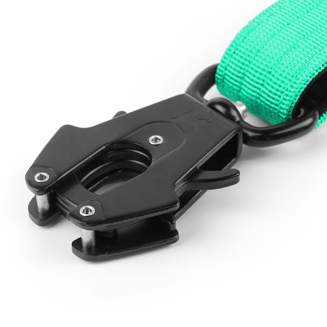 Kurzleine mit Sicherheitsverschluss und Handschlaufe – Türkisgrün