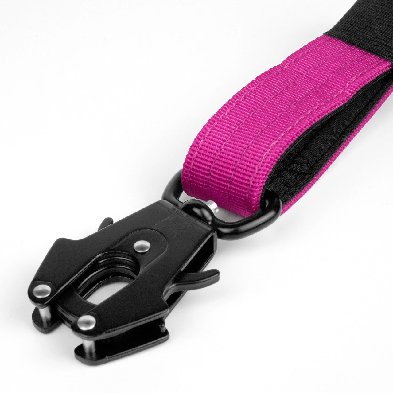 Kurzleine mit Sicherheitsverschluss und Handschlaufe – Magenta