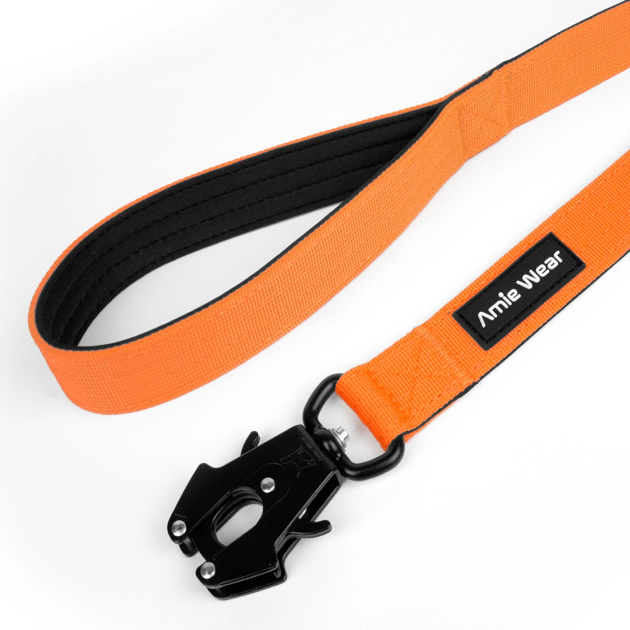 Taktische Hundeleine mit Handschlaufe – Orange