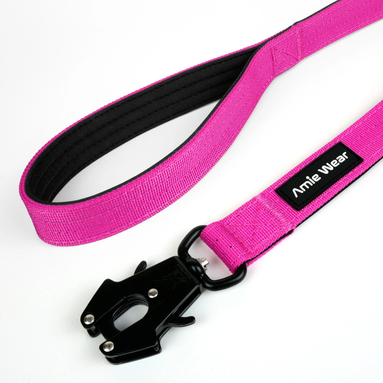 Taktische Hundeleine mit Handschlaufe – Magenta