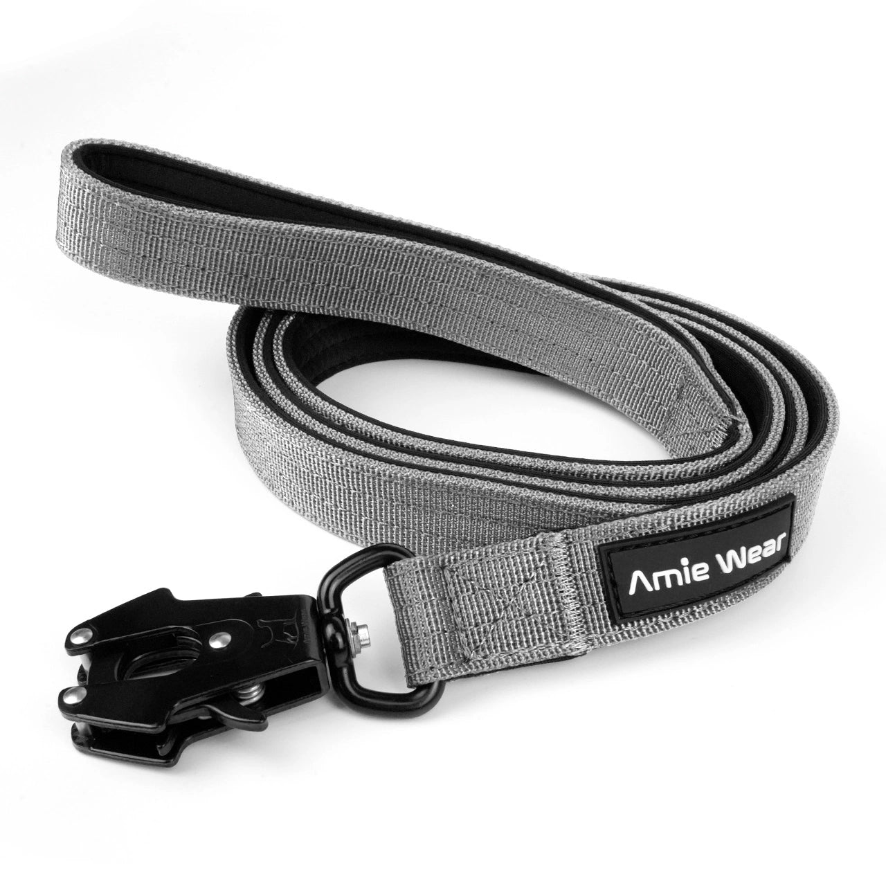 Taktische Hundeleine mit Handschlaufe – Hellgrau