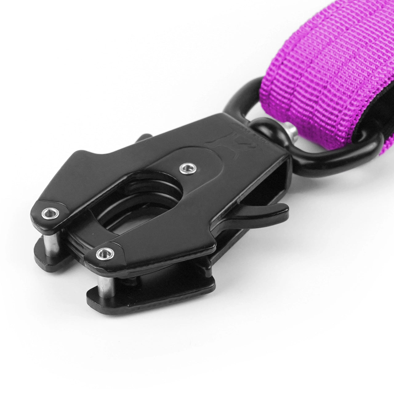 Kurzleine mit Sicherheitsverschluss und Handschlaufe – Violett